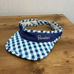 Paradiso サンバイザー チェック柄 ブルー系のサムネイル