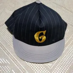 GAcious キャップ ストライプ Gロゴ