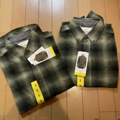 新品 Weatherproof チェック柄 フランネルシャツ コストコ 2枚