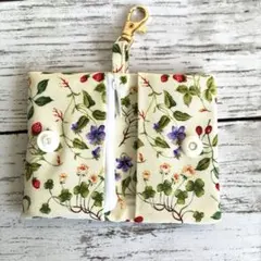 ハンドメイド コンパクトポーチ
