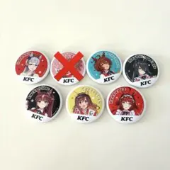 ウマ娘 ケンタッキー コラボ 缶バッジ 6種セット