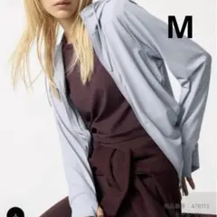UNIQLO エアリズムUVカットフルジップパーカ　M GRAY