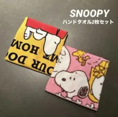 ★新品★ SNOOPY スヌーピーPEANUTS 西川　ハンドタオル　２枚セット
