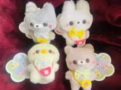 すくっとたっちさん わくわく うさぎさんくりーむかわうそひよこ黒猫4種セット