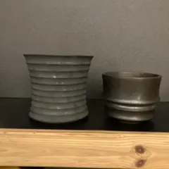L、Mセット植木鉢 陶器