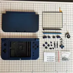 Newニンテンドー3DS LL メタリックブルー　パーツセット　修理