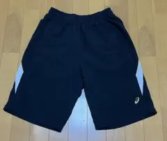 アシックス　トレーニングウエア　ハーフパンツ　M 黒のサムネイル