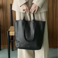 【美品】BEAURE 別注 ダブルハンドル2WAYトートバッグA4サイズ　黒