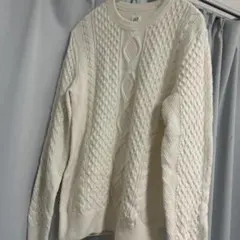 GAP ケーブルニットセーター M ホワイト