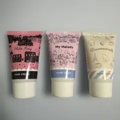 サンリオ キャラクターズ ハンドクリーム 3本セット　キティ・マイメロ・シナモロのサムネイル