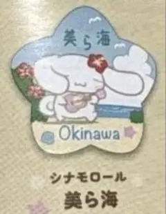 新品　未開封　サンリオ 沖縄 ピンバッジ シナモンロール　美ら海