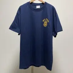 90s Hanes DEA HEAT 両面プリントTシャツ L ネイビー - メルカリ