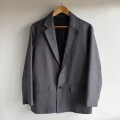 美品 GU オーバーサイズテーラードジャケット(グレンチェック) Ｍ ジーユー