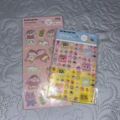 クレヨンしんちゃんタイルシール&ふわふわシールセット