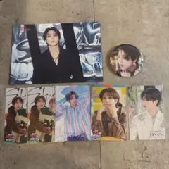 ハン Stray Kids グッズ トレーディングカード 缶バッジ ステッカー