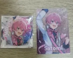 さとみ さん缶バッジ、カード