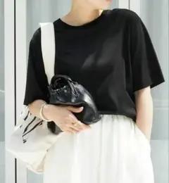 Deuxieme Classe CELERI フレンチスリーブ Tシャツ 黒 - メルカリ
