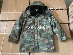 新品　中国軍官給品　現役用砂漠星林迷彩防寒服　フード付きミリタリーコート 新品 中国軍官給品 現役用砂漠星林迷彩防寒服 フード付きミリタリー