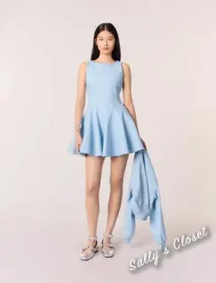 ❤️25新作 新品♡ maje 水色ミニワンピース♡　297