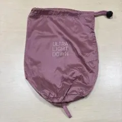 UNIQLO ULTRA LIGHT DOWN 衣類圧縮袋 ピンク