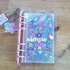 A6サイズ 6穴クリアバインダー リフィル10枚セット ピンク