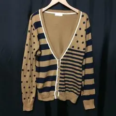 E hyphen world gallery 薄手ニットカーディガン