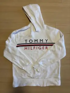 TOMMY HILFIGER ホワイトパーカー XL メンズ