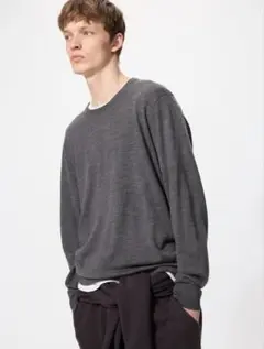 UNIQLO/メリノクルーネックセーター
