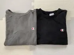 【チャンピオン】長袖Tシャツ 2枚セット 140