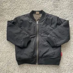 【petit main/プティマイン】 MA-1ジャケット 100ブラック