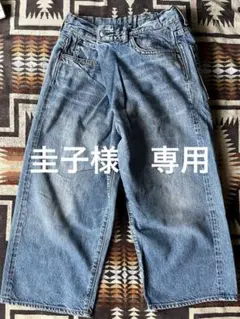 ゴートゥハリウッド⭐︎デニムワイドパンツ サイズ130 DD ヘンケイ