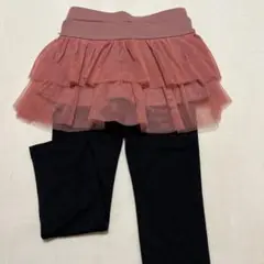 新品未使用スカート付きレギンス ピンク