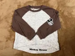 Akure ミッキー トレーナー ディズニー ブラウン 110