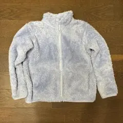ライトブルー フリースジャケット ユニクロ　130cm