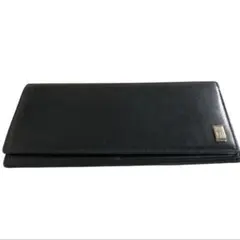 ひ*や様 dunhill ブラックレザー長財布