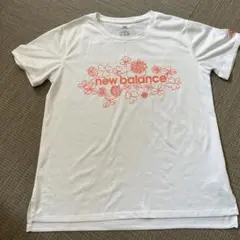 New Balance ランニングウェア 半袖シャツ ホワイト　S