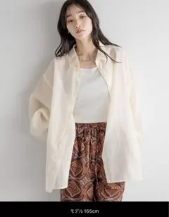 【 美品 】LOWRYS FARM シアーシャツ