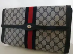 オールドグッチ シェリーGG柄クラッチバッグ