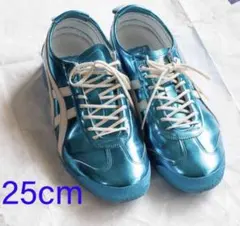 値下げ！Onitsuka Tiger Mexico 66 SDメタリックブルー8 - メルカリ