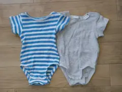 ストライプロンパース 3-6ヶ月用