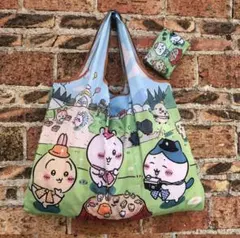 キャラクター柄エコバッグ　ちいかわ　大容量