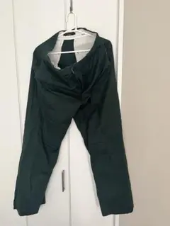 ダークグリーン ワイドパンツ Lサイズ
