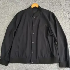 【良品】Theory ボンバージャケット XL 黒 高機能伸縮 ジャージーのサムネイル