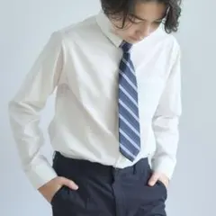 ホワイト ボタンダウン シャツ 左胸ポケット付き