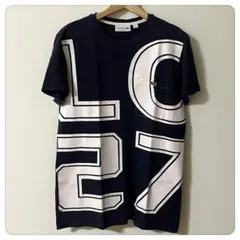 【LACOSTE ラコステTシャツ】ネイビー FR3 US5 LC27 中古古着