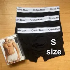 Calvin Klein ボクサーパンツ ブラック S 3枚セット【新品未使用】