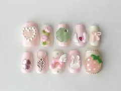 ネイルチップ　現品　ウィッシュコア　エンジェルコア　Y2K 平成女児　音符