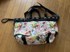 Lesportsac 花柄ボストンバッグ