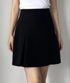 【Louere】プリーツミニスカート(インパン付き) Lサイズ ブラック