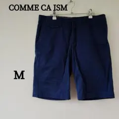 コムサイズム メンズ ハーフパンツ ネイビー M ペイズリー柄切替 チノショーツのサムネイル